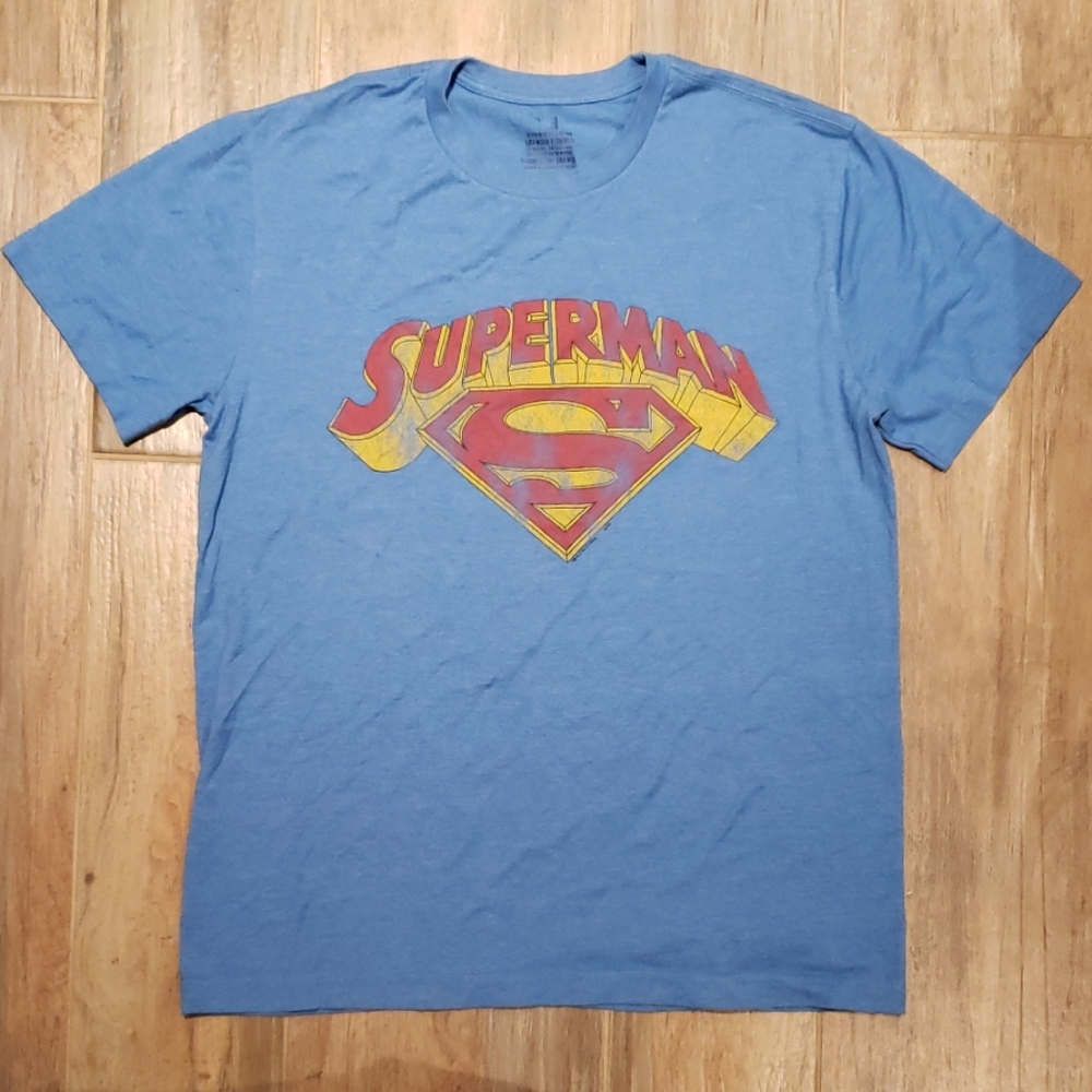 Blue GAP Superman Tee Shirt Short Sleeve
